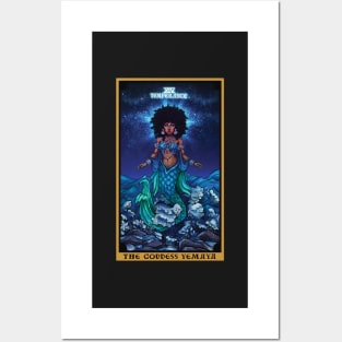 The Goddess Yemaya Temperance Tarot Card Posters and Art